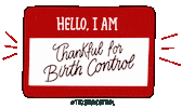 Birth Control Hello Sticker by Bedsider