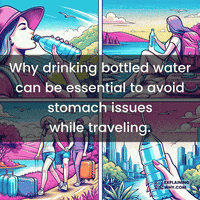 Bottled Water Travel GIF by ExplainingWhy.com