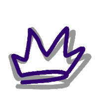 I-CAD cat dog crown chat Sticker