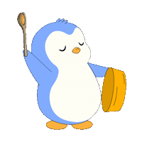 Listen Wake Up Sticker by Pudgy Penguins