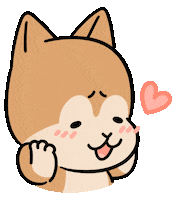 Dog Love Sticker by Ai and Aiko