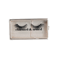 CharmedandArmed lashes falselashes fauxlashes charmedandarmed Sticker