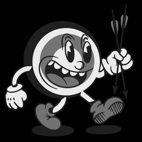 Archie Black And White Cartoon GIF by Lancaster Archery Supply