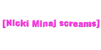 Nicki Minaj Art Sticker by Justin