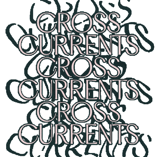 Cross Currents Sticker by CAPITALWASTE