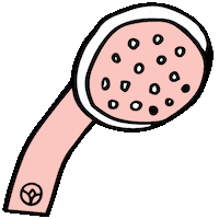 Shower Sticker by Abiby