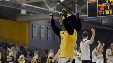 Basketball Pounce GIF by Milwaukee Panthers