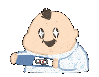 Baby Kid Sticker by DianthusMedicalGroup