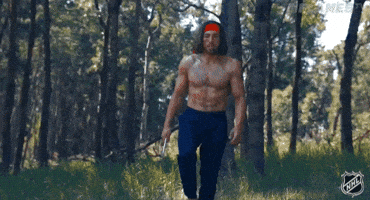 Scared Calgary Flames GIF by NHL