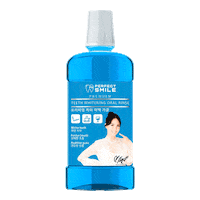 Mouth Wash Teeth Whitening Sticker by Luxe Organix PH