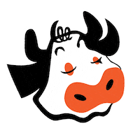 Cow Billmiller Sticker by Bill Miller Bar-B-Q