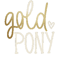 Text Gold Sticker