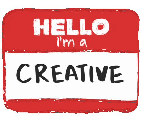 patriciosilvac giphyupload hello creative name tag Sticker