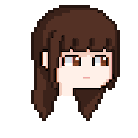 Girl Pixel Art Sticker