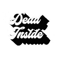 FabFabi sad dark dead dumb Sticker