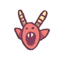 adeliegir devil demon diable adelie Sticker