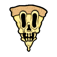 pizza eat Sticker by Javi Brations