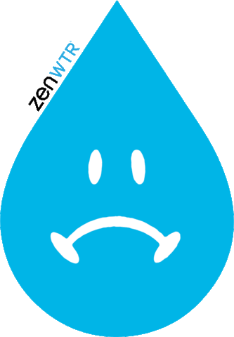 zenwtr giphyupload water zen zen water Sticker