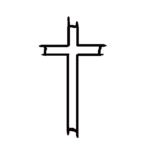 Tattoo Cross Sticker