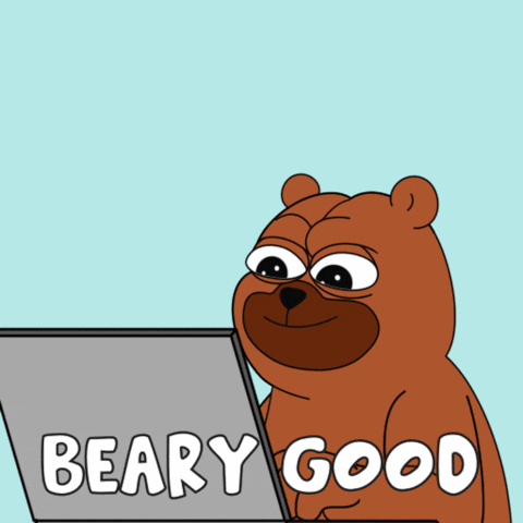 Very Good Yes GIF by Bearycoin