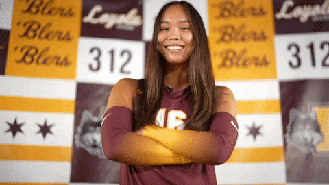 Loyola Wvb GIF by LoyolaRamblers
