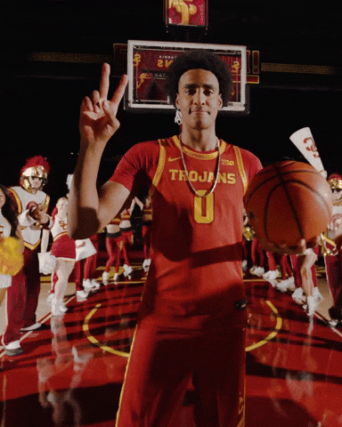 Basketball Hoops GIF by USC Trojans