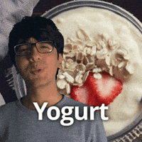 Greek Yogurt Fruit GIF