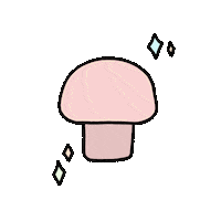 forestflwer aesthetic pastel mushroom mushrooms Sticker