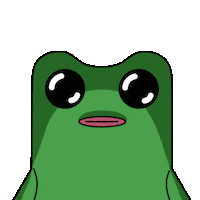 Shocked Stare Sticker by fwogs