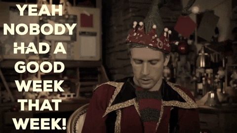 Bad Day Christmas GIF by FoilArmsandHog