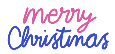 Merry Christmas Snow Sticker by Bett Norris