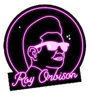 neon royorbison Sticker