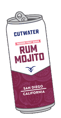 Camping Ready When You Are Sticker by Cutwater Spirits