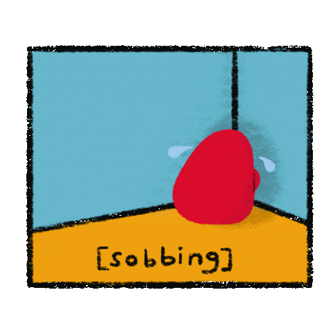 Sad Face Sticker