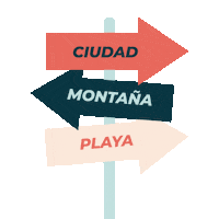 different_roads summer travel nature holidays Sticker