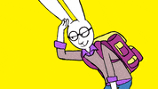 Bunny Reaction GIF by Simon Super Rabbit