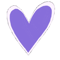 inessamudrova heart purple はーと сердце Sticker