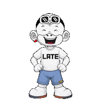 Running Late Sticker by Zhot