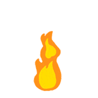 Fire Sticker by RainToMe
