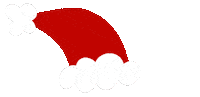 Santa Hat Christmas Sticker
