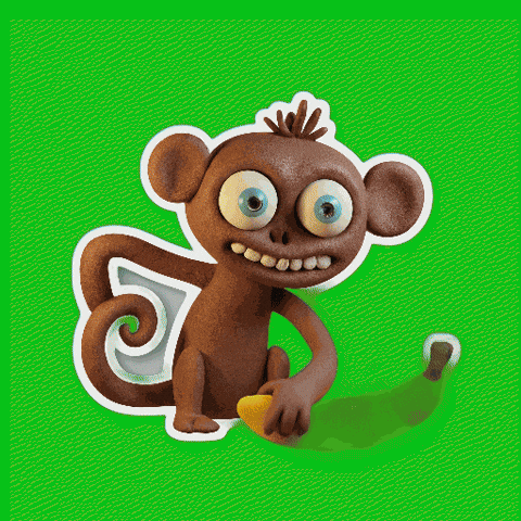Hungry Monkey GIF