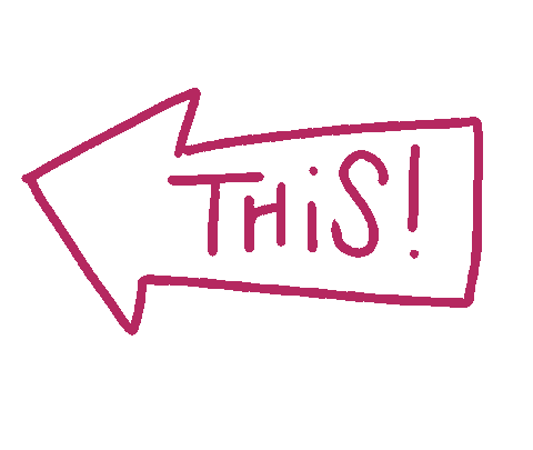 Text Arrow Sticker