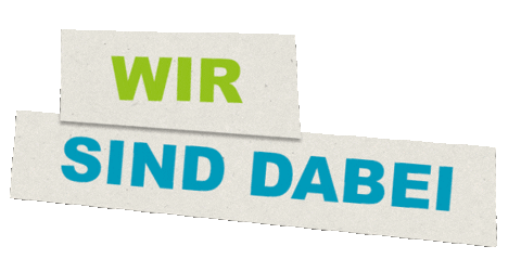 Wir Sind Dabei Sticker by VdZ e.V.