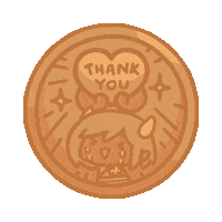 Final Fantasy 14 Thank You Sticker by Ng Khai Hong