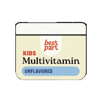 BestPartKids nutrition meal vitamin supplement Sticker