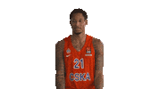 cska moscow basketball Sticker by EuroLeague