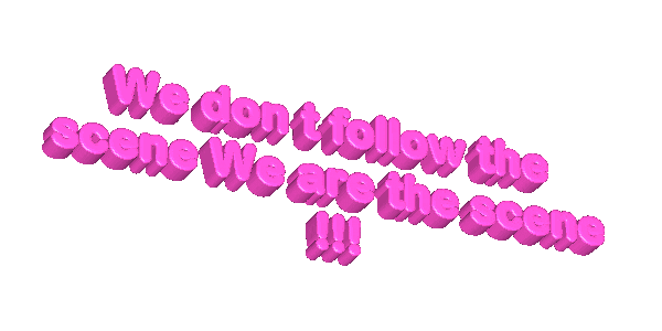 We Don T Follow The Scene We Are The Scene Sticker by systaime