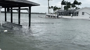 Sea Levels Rise as Eta Approaches Southwest Florida