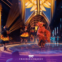 Fire Bird GIF by The Masked Singer UK & The Masked Dancer UK