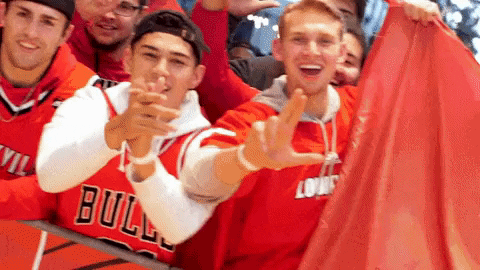 LouisvilleCardinals giphyupload happy excited fans GIF
